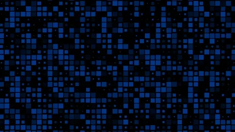 Abstract Digital Blue Squares Background Loop - Modern Technology and Data .. Stock Footage 339139423