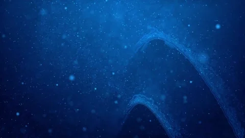 Abstract Digital Blue Waves With Particles Background Video stock 142628690