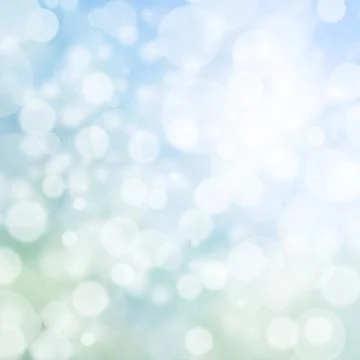 Abstract digital bokeh effect on blue background Stock Illustration