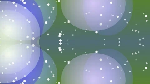 Abstract Digital Bubbles with White Particles. Stock Footage 328505011