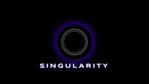 Abstract Digital Circle Animation: Futuristic Energy Flowing on Black Backg.. 스톡 동영상 337500855