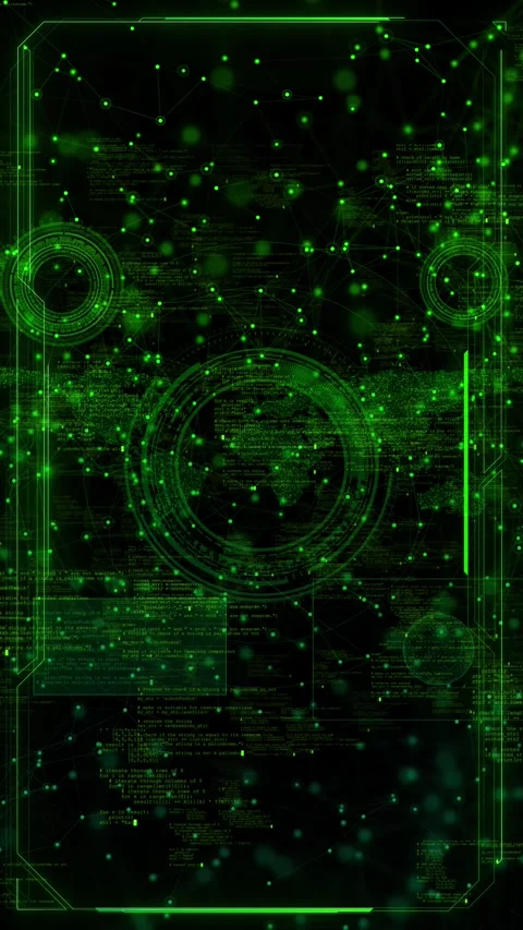 Abstract digital Circle HUD technological futuristic elements. Sci Fi circle Stock Footage 314184459