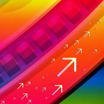 Abstract digital circles vector background Stock Illustration