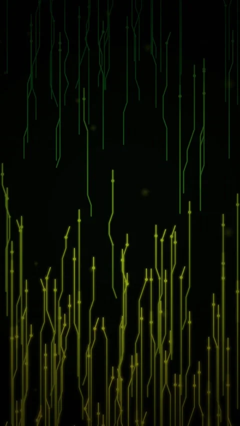 Abstract Digital Circuit Board Lines Background Stock Footage 346203471