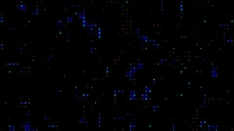 Abstract Digital Circuit Grid Motion Graphics Background Stock Footage 345704561