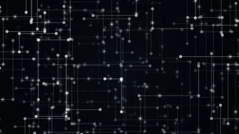 Abstract Digital Circuit Network Seamless Loop Stock Footage 341980271