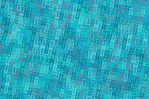 Abstract digital circuit pattern with blue and green colors Stock Photos