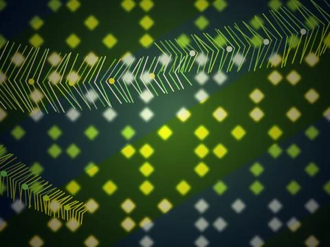 Abstract Digital Circuit Pattern Stock Photos