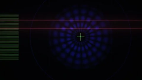 Abstract digital circular interface animation with scanning effects. Stock Footage 334443396