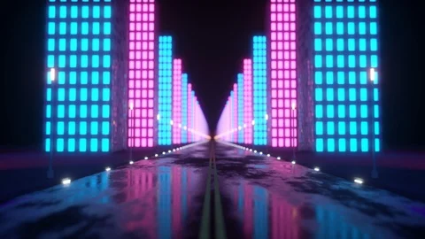 Abstract digital city Stock-Footage 124658781