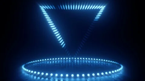 Abstract digital city Stock Footage 125064561