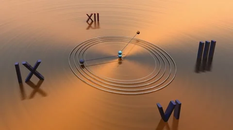 Abstract Digital Clock Background Stock Footage 68294404