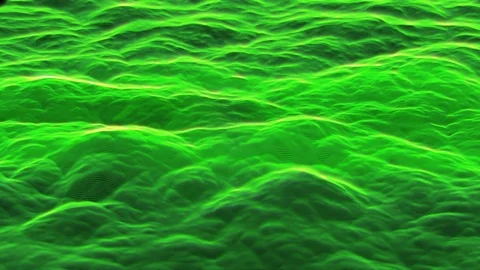 Abstract digital cloud motion background loop green Video stock 95451062