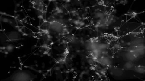 Abstract digital cloud.Abstract 3d rendering background. Polygonal form with Stock Footage 98373717