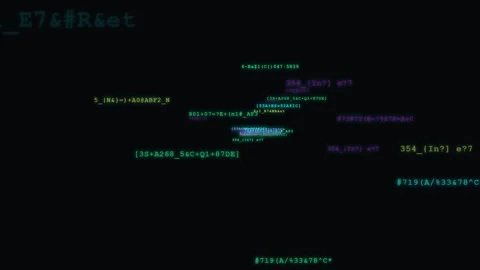 Abstract Digital Code and Data Stream Animation 스톡 동영상 341416104