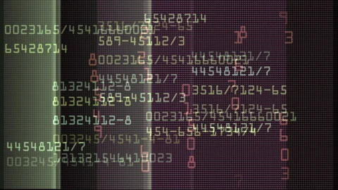 Abstract Digital Code Background Data Matrix Numbers Stock Footage 294688255