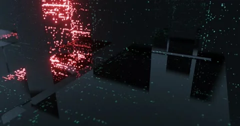 Abstract Digital code, Software developer motion graphic background. Stock Footage 140691200