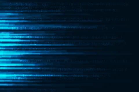 Abstract digital code visualization イラスト素材