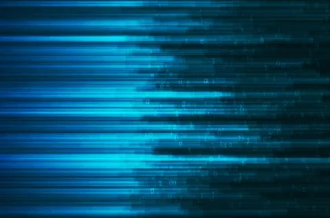 Abstract digital code visualization Stockillustratie