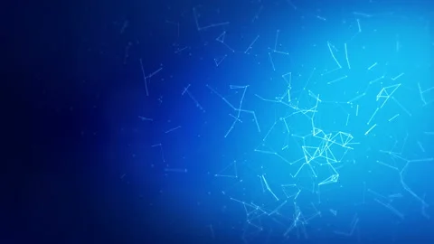 Abstract digital communication and technology background plexus with lines and Stock Footage 99958435