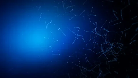 Abstract digital communication and technology background plexus with lines and Stock Footage 99960220