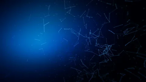 Abstract digital communication and technology background plexus. Stock Footage 104951743