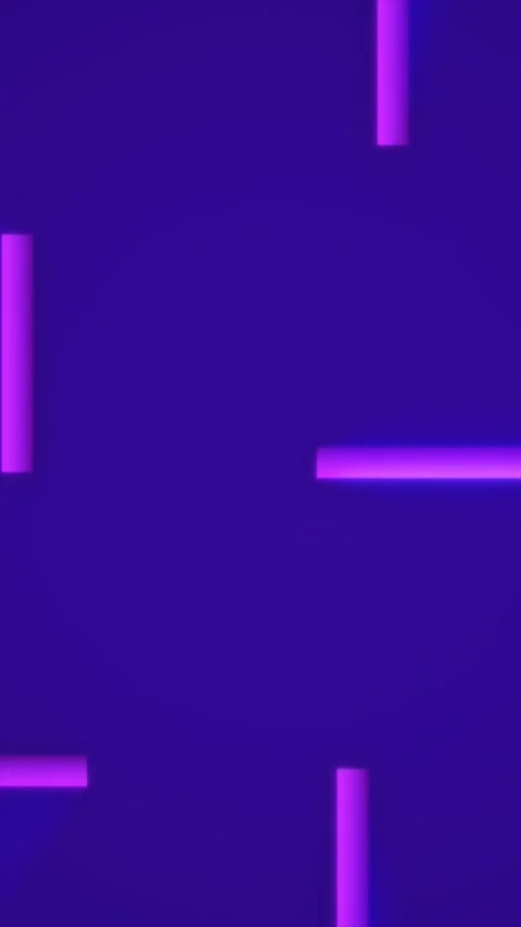 Abstract digital composition of glowing purple and blue rectangular shapes .. 動画素材 320074137