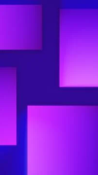Abstract digital composition of glowing purple and blue rectangular shapes .. Stockillustratie