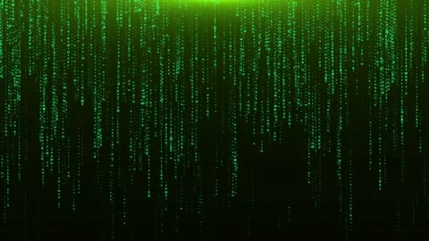 Abstract digital connection, dots, lines numbers Artificial Intelligence finance Stock Footage 277711076