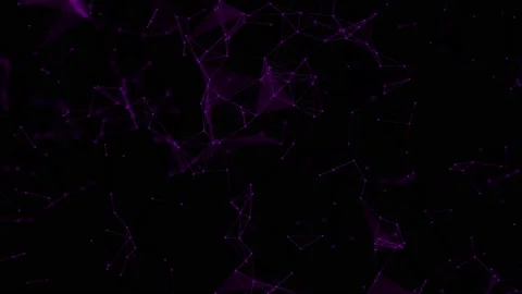 Abstract digital connection moving dots and lines 库存影片 152155904