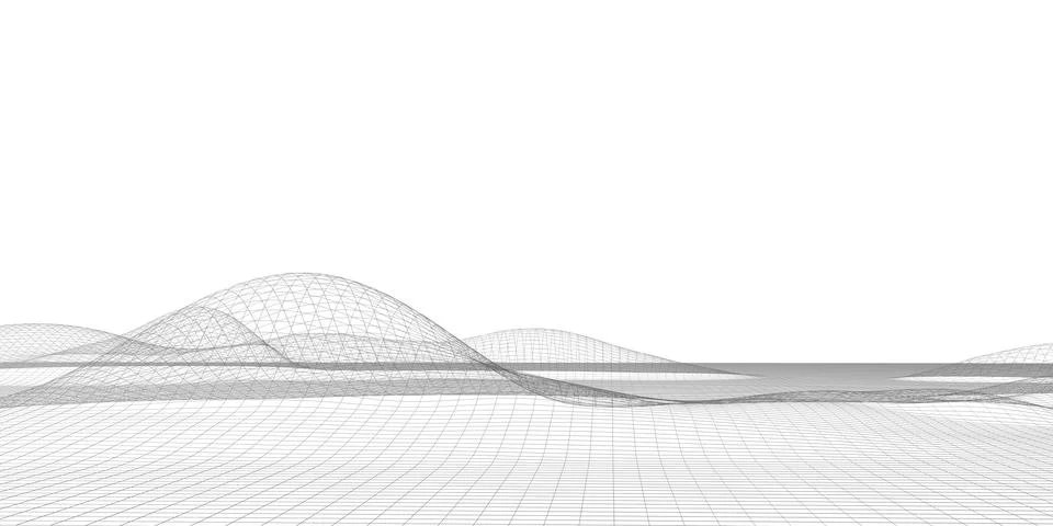 Abstract digital connection structure line Future table Abstract geometric co Stock Illustration