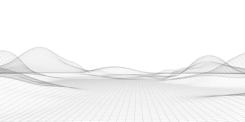 Abstract digital connection structure line Future table Abstract geometric co Stock Illustration