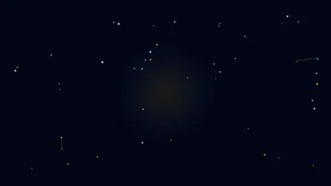 Abstract Digital Constellation Network Motion Background Stock Footage 347626453