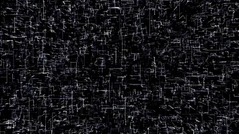 Abstract digital cyberspace with moving particles. Cyber security database Stock Footage 283021313