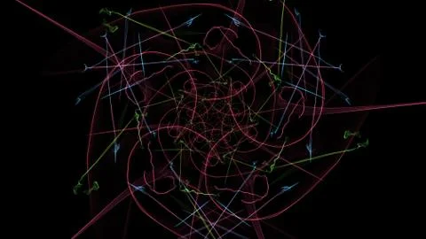 Abstract digital dark background. Stock Illustration