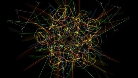 Abstract digital dark background. Stock Illustration