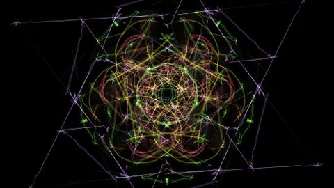 Abstract digital dark background. Stock Illustration