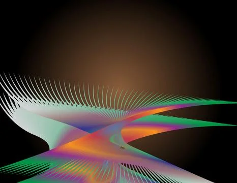 Abstract digital with a dark background Stock Illustration