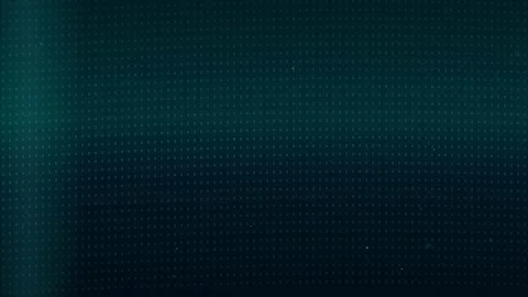 Abstract digital data background with flowing binary code and glowing teal Stock Footage 339319879