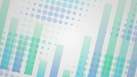 Abstract digital data charts and graphs on a light background Stock Illustration
