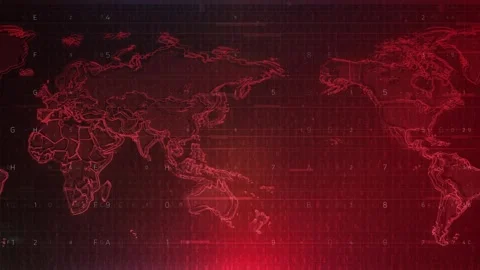 Abstract Digital Data Code Background with Binary Numbers in green 06 動画素材 341453577