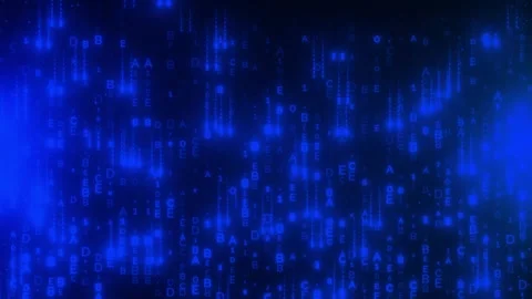 Abstract Digital Data Code Background with Binary Numbers in green 08 Stock Footage 341468460