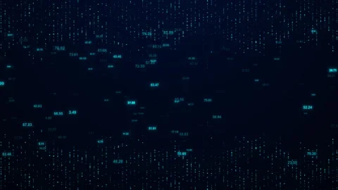 Abstract Digital Data Flow and Network Background Stock Footage 339379597