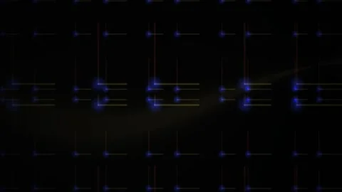 Abstract Digital Data Flow and Network Connectivity Visualization. Stock Footage 340493023
