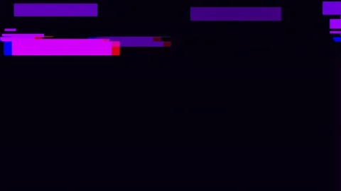 Abstract digital data flow background with vibrant neon technology concept Stock Footage 342160870