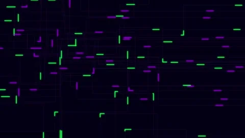 Abstract digital data flow motion graphic background 4K Stock Footage 344953763