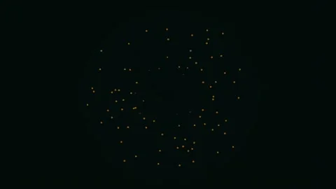 Abstract digital data flow network visualization technology background loop Stock Footage 342161484