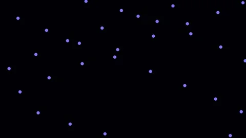 Abstract digital data flow particles connecting network on dark futuristic .. Stock Footage 340378528