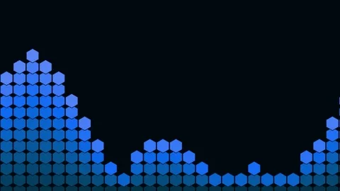 Abstract Digital Data Flow Visualization Graph Background Technology Stock Footage 336836951