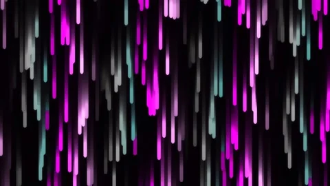 Abstract digital data flow visualization with vibrant neon streaks against .. Stock Footage 342203421